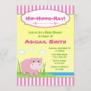 Recherche de hippopotame invitations Mother to be