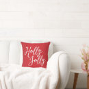 Search for holly jolly christmas pillows Festive
