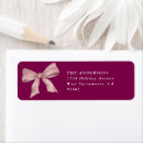 Search for pink ribbon return address labels Simple