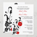 Search for red poppies wedding invitations Summer