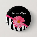 Recherche de marguerites roses badges Pour elle