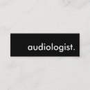 Recherche de audiologist business cards Audiologie