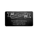 Search for new year return address labels Modern