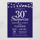 Recherche de partie 30ème surprise invitations Fête d'anniversaire