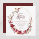 Recherche de poinsettia bridal shower invitations Floral