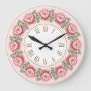 Search for vintage floral clocks French