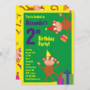 Search for monkeys birthday invitations Animal