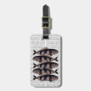 Search for fish luggage tags Steampunk