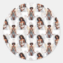Search for african american angel stickers Black