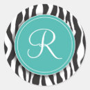 Search for monogram zebra stickers Stylish