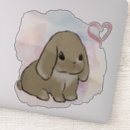 Search for rabbit drawing stickers Cute