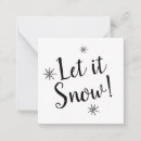 Search for let it snow cards Simple