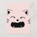 Search for whimsical cat illustration postcards Cute cat design