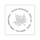 Search for maple leaves rubber stamps Nature