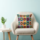 Search for vinyl record pillows 60s