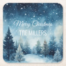 Search for winter landscape coasters Nature