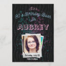 Search for 1980s birthday invitations Colourful