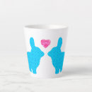Search for rabbit pattern mugs Blue