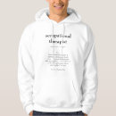 Search for occupational therapy hoodies Definition