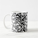 Search for black and white ghost mugs Halloween