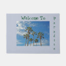 Search for palm tree doormats Blue sky