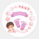 Search for baby announcement stickers Its a girl