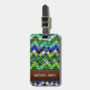 Search for faux leather luggage tags Geometric
