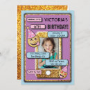 Search for cell phone birthday invitations Emoji