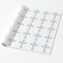 Recherche de symboles chrétiens papier cadeau Religieux