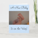 Search for blue baby feet cards Elegant