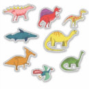 Search for t rex cartoon stickers Triceratops