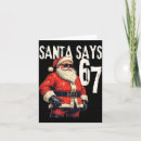 Search for funny meme christmas cards Six seven