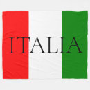Search for flag blankets Italy