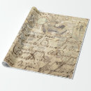 Search for antique book wrapping paper Rustic