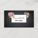 Recherche de floral vintage cartes visite Salon de beauté