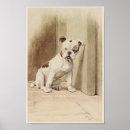 Search for english bulldog art Vintage