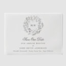 Search for monogram save date invitations Traditional
