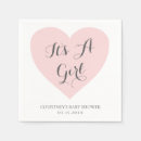 Search for its a girl napkins Pink