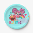 Search for sesame street paper plates Rainbow