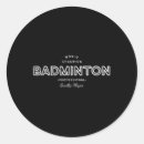 Search for badminton club stickers Racquet