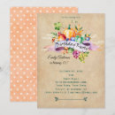 Search for october birthday invitations Pumpkin