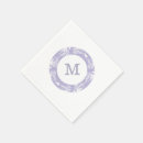 Recherche de lavender wedding napkins Élégant