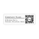 Search for qr code return address labels Simple
