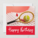 Search for tennis birthday cards Player