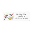 Search for yellow bird return address labels Nature