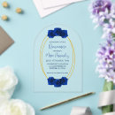 Search for royal blue and gold invitations Mis quince anos