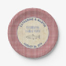 Search for fish paper plates Rustic