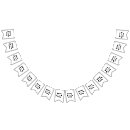 Search for funny bunting flags Typography