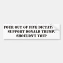 Search for dictator bumper stickers Donald