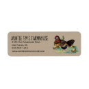 Recherche de farmhouse étiquettes adresse retour Ferme